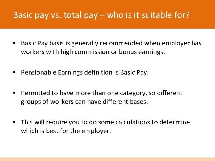 Basic pay vs. total pay – who is it suitable for? • Basic Pay