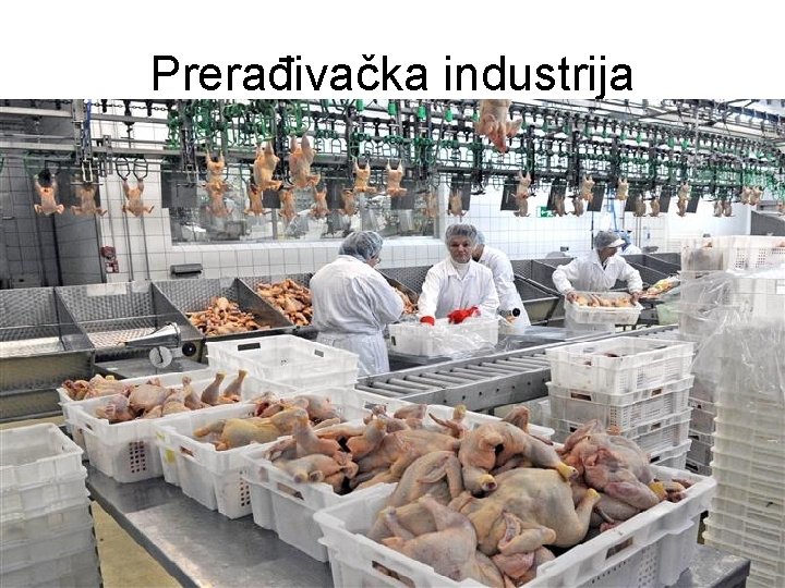 Prerađivačka industrija Prerađivačka industrija