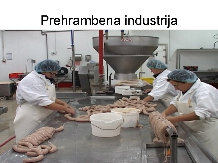 Prehrambena industrija Prehrambena industrija