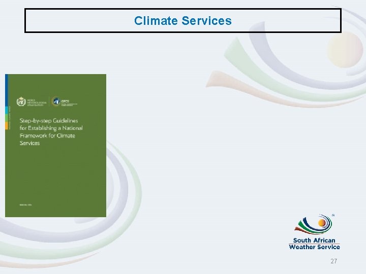 Climate Services 27 