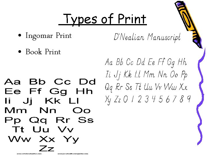 Types of Print • Ingomar Print • Book Print 