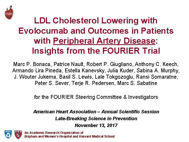 LDL Cholesterol Lowering with Evolocumab and Outcomes in Patients with Peripheral Artery Disease: Insights