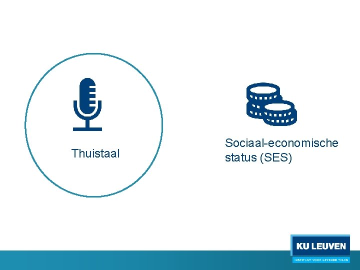 Thuistaal Sociaal-economische status (SES) 