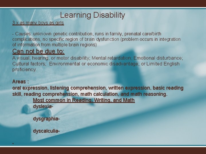 Chapter 6 Learners Who are Exceptional Legal Aspects