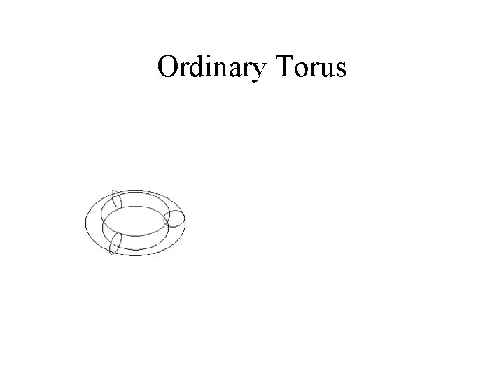 Ordinary Torus 