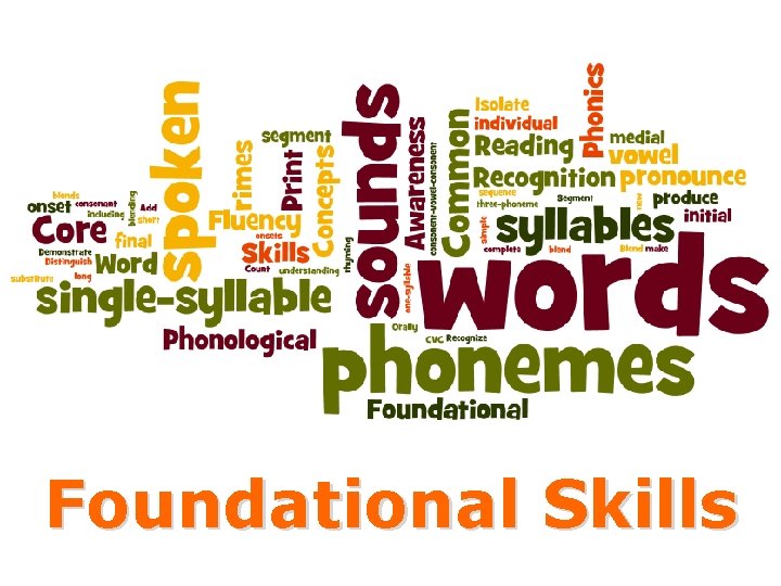 Foundational Skills 