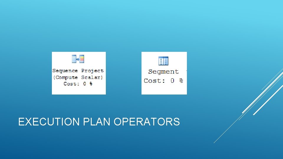 EXECUTION PLAN OPERATORS 