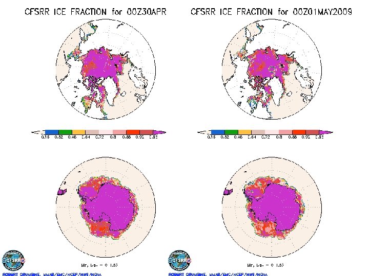 May 2009 Sea-Ice in CFSRR Climate Meeting: 9/2/2009 43 