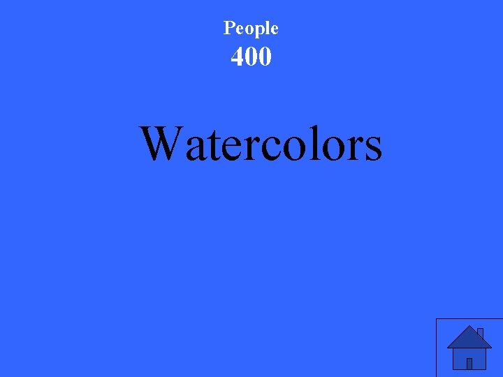 People 400 Watercolors 