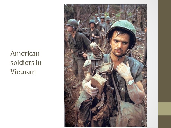 American soldiers in Vietnam 