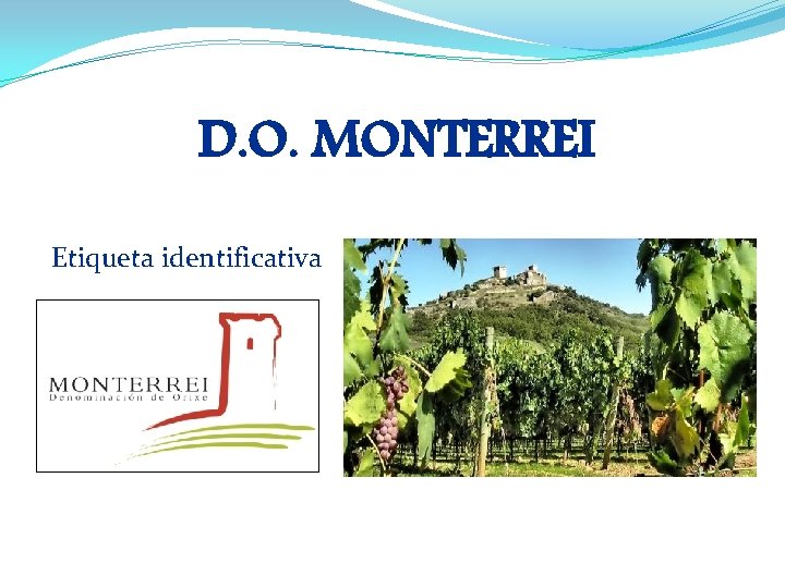D. O. MONTERREI Etiqueta identificativa 