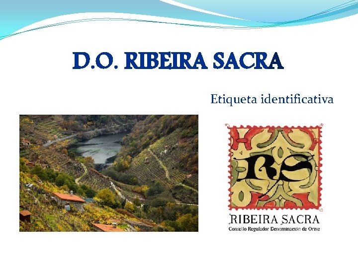 D. O. RIBEIRA SACRA Etiqueta identificativa 