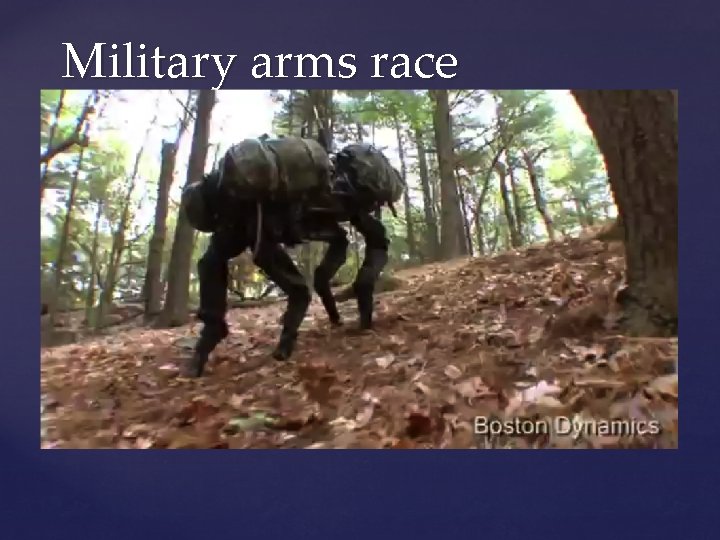 Military arms race 
