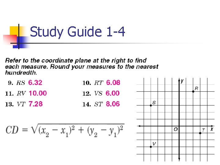 Study Guide 1 -4 