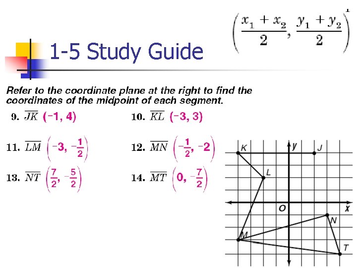 1 -5 Study Guide 