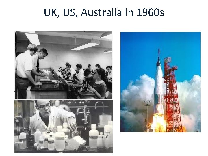 UK, US, Australia in 1960 s 