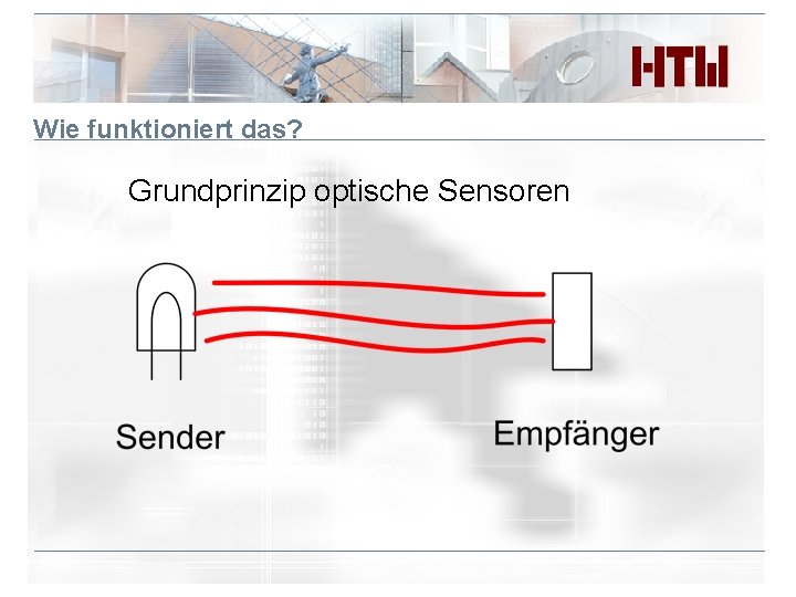 Wie funktioniert das? Grundprinzip optische Sensoren 