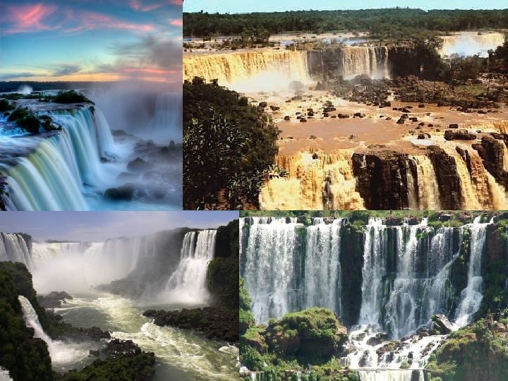 Brazylia. Argentyna Wodospady Iguazu znajdują się na granicy argentyńsko-brazylijskiej (między brazylijskim stanem Parana i