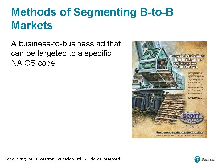 Methods of Segmenting B-to-B Markets A business-to-business ad that can be targeted to a