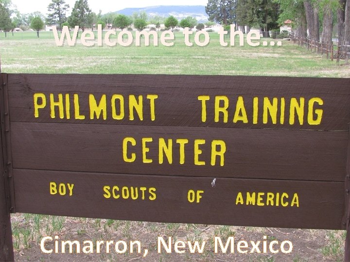 Welcome to the… Cimarron, New Mexico 