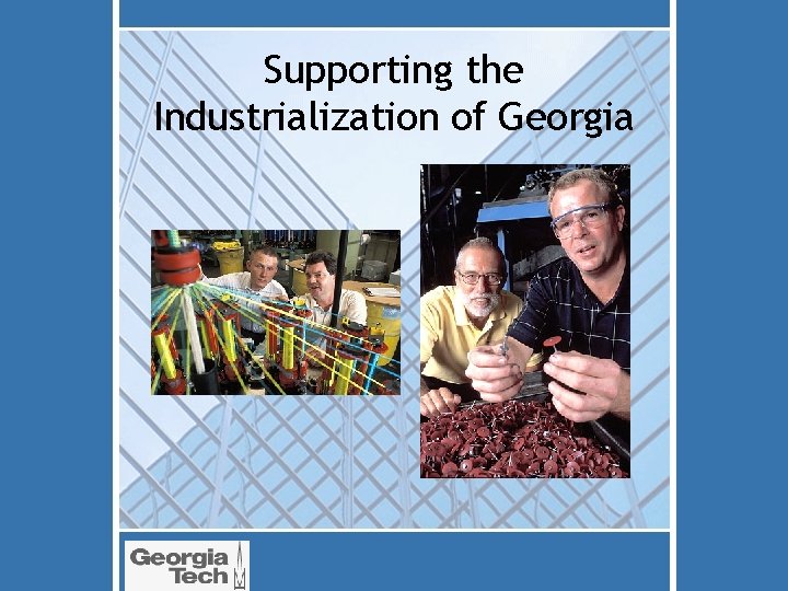 Supporting the Industrialization of Georgia 