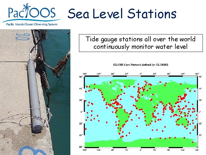 HIOOS Coastal Wave Buoy Measurements Sea Level Stations Tide gauge stations all over the