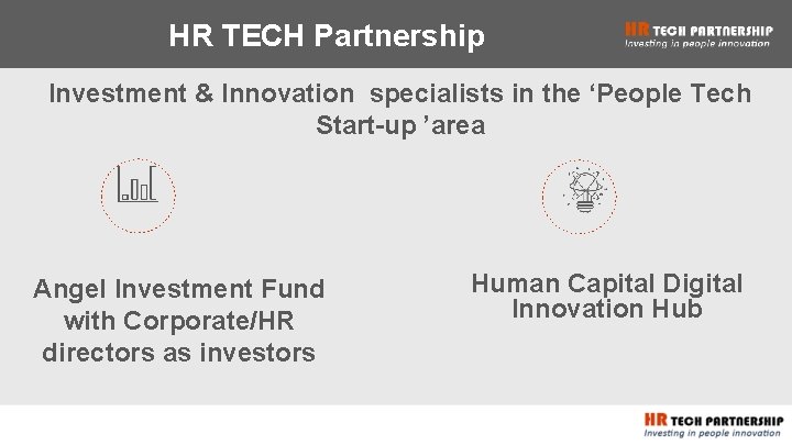 HR TECH Partnership Investment & Innovation specialists in the ‘People Tech Start-up ’area Angel