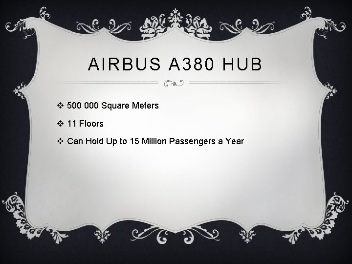 AIRBUS A 380 HUB v 500 000 Square Meters v 11 Floors v Can