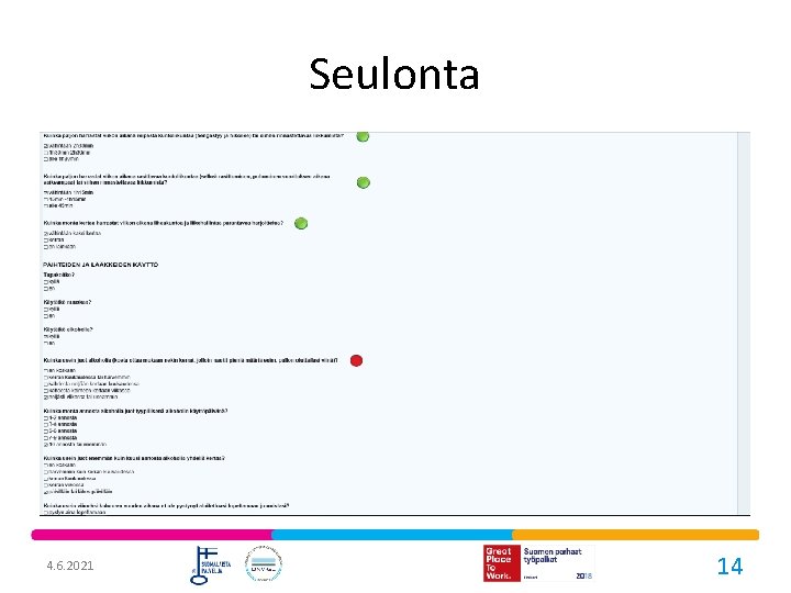 Seulonta 4. 6. 2021 14 