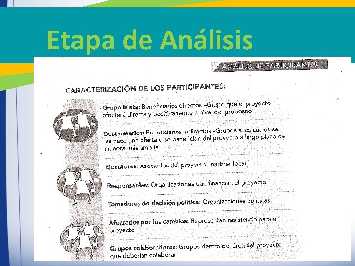 Etapa de Análisis Etapa de Análisis