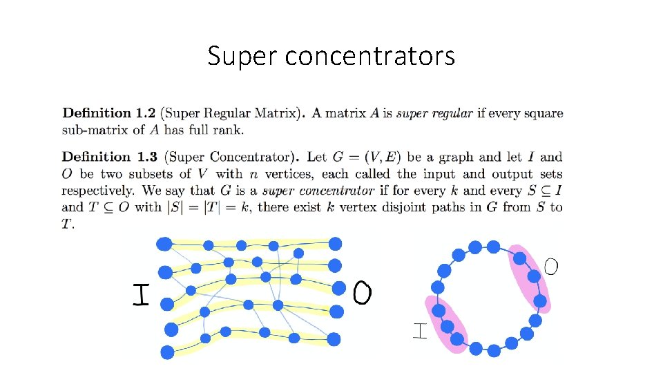 Super concentrators 