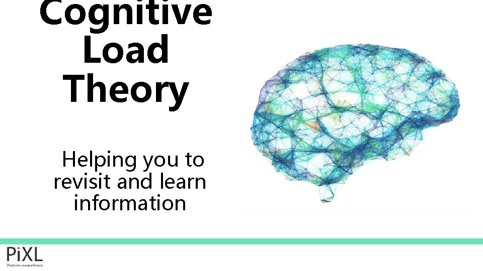 Cognitive Load Theory Helping you to revisit and learn information 