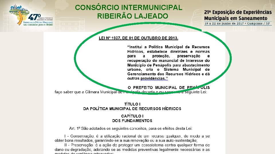CONSÓRCIO INTERMUNICIPAL RIBEIRÃO LAJEADO 