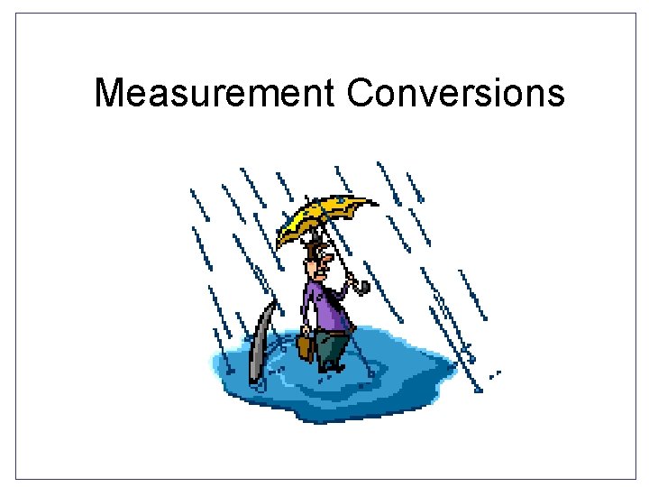 Measurement Conversions 