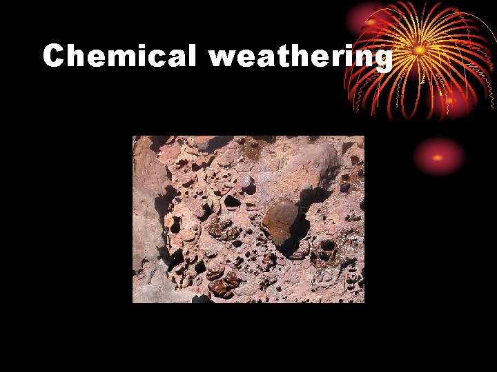 Chemical weathering 