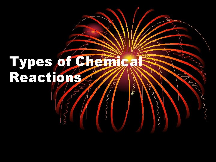 Types of Chemical Reactions 