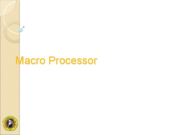 Macro Processor 