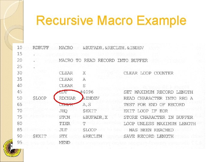 Recursive Macro Example 