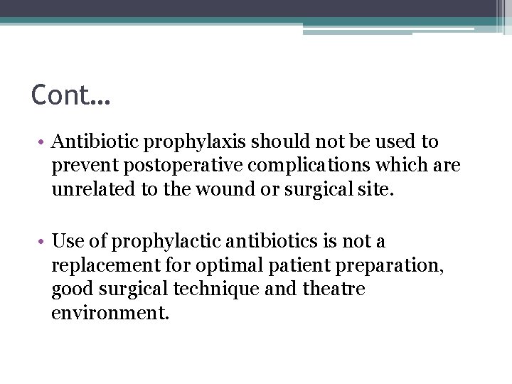 Antibiotic Prophylaxis E Mehrtash Intern At Qums Surgery