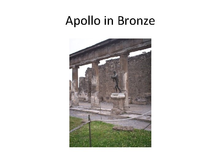 Apollo in Bronze 