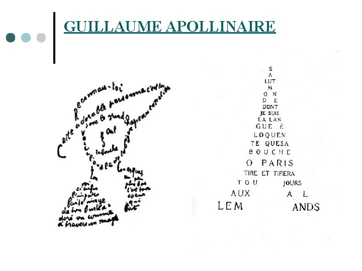 GUILLAUME APOLLINAIRE 