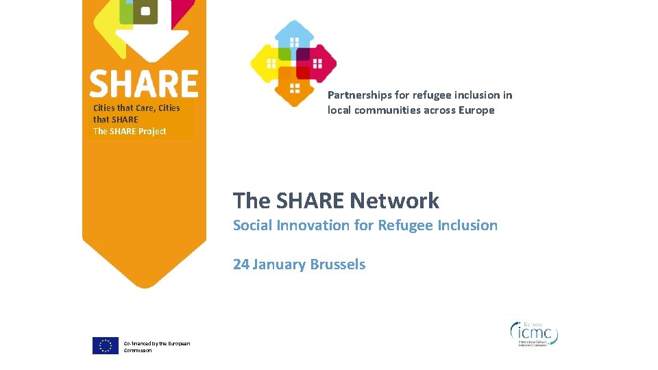 Cities that Care, Cities that SHARE The SHARE Project Partnerships for refugee inclusion in