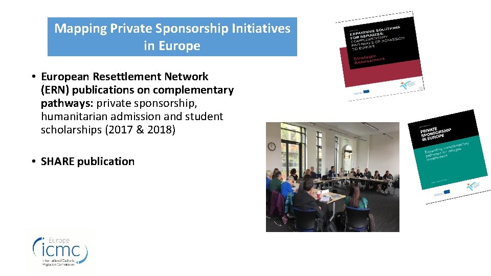 Mapping Private Sponsorship Initiatives in Europe • European Resettlement Network (ERN) publications on complementary