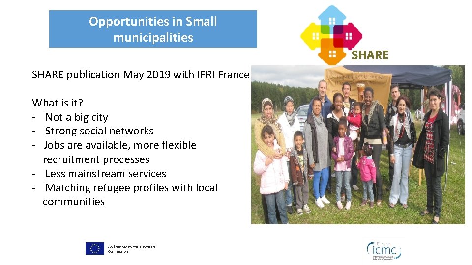 Opportunities in Small municipalities SHARE publication May 2019 with IFRI France What is it?