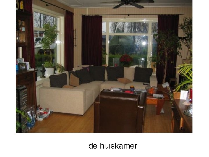 de huiskamer 