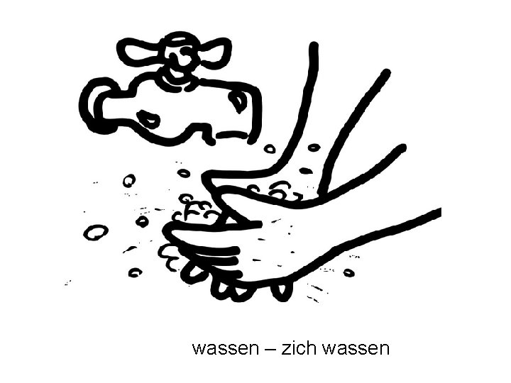 wassen – zich wassen 