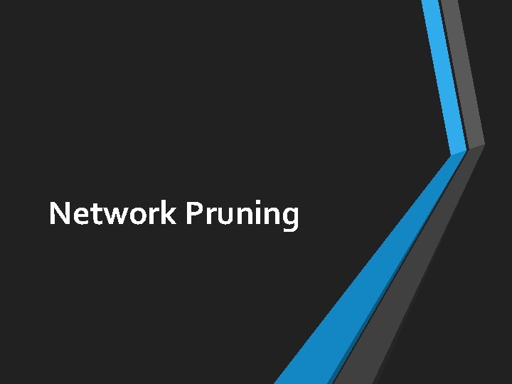 Network Pruning 