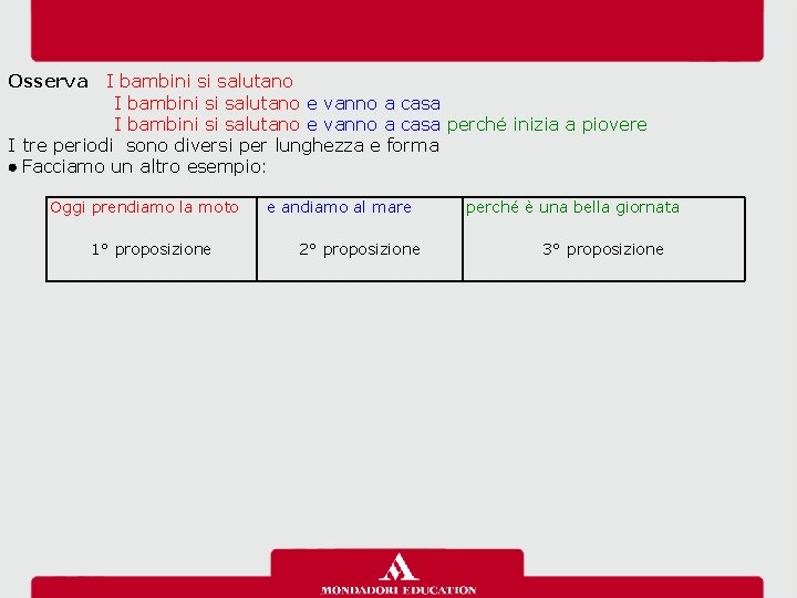 Osserva I bambini si salutano e vanno a casa perché inizia a piovere I