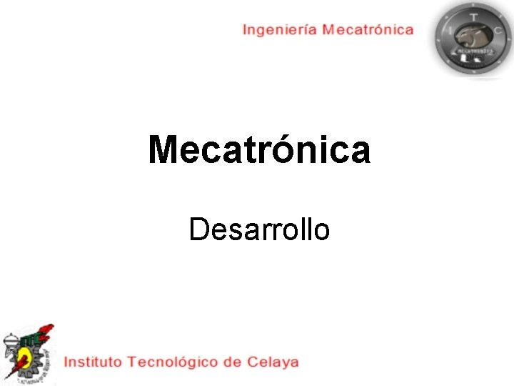 Mecatrónica Desarrollo 