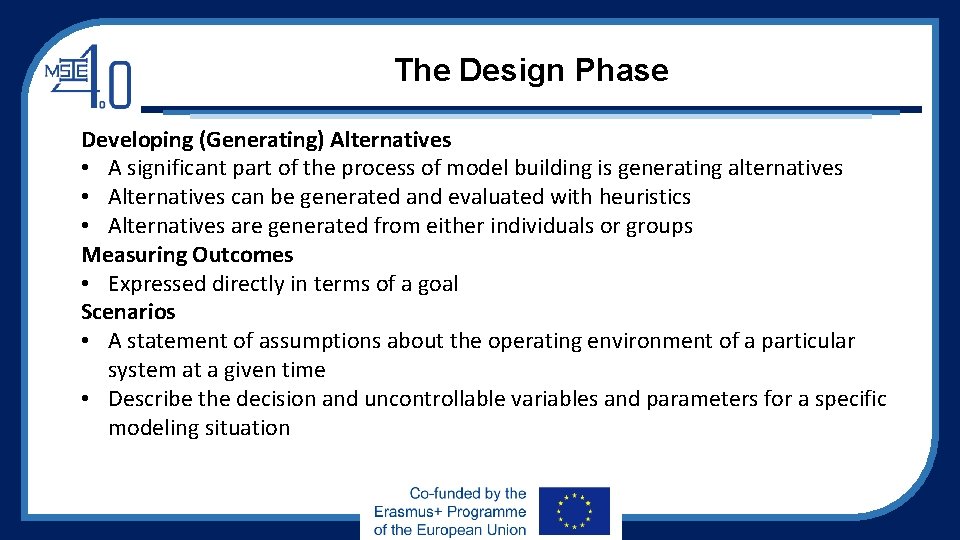 Intelligent Decision Support Systems Modelling of Decision Process